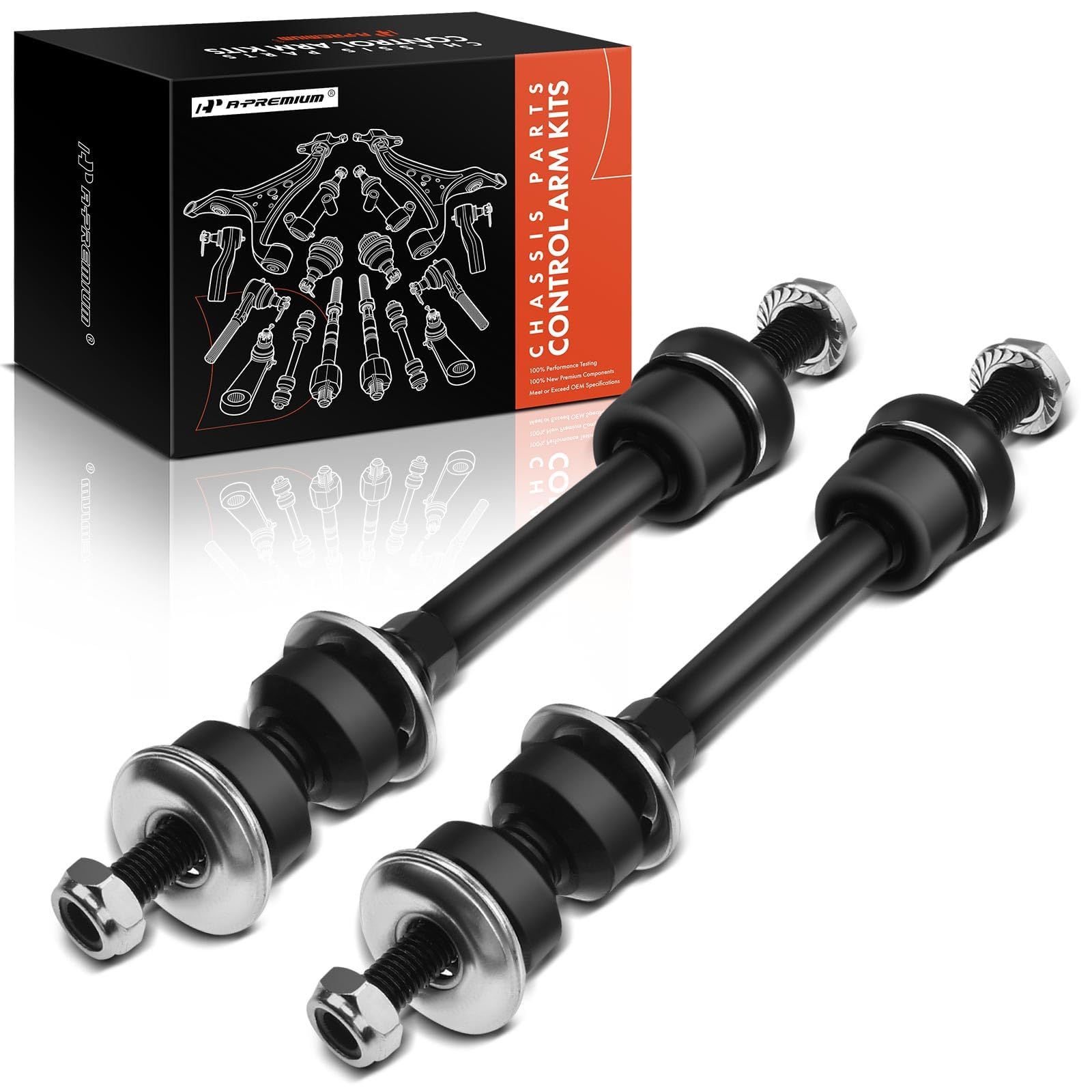 A-Premium front left stabilizer bar link for Ford F-150 enhances steering stability.
