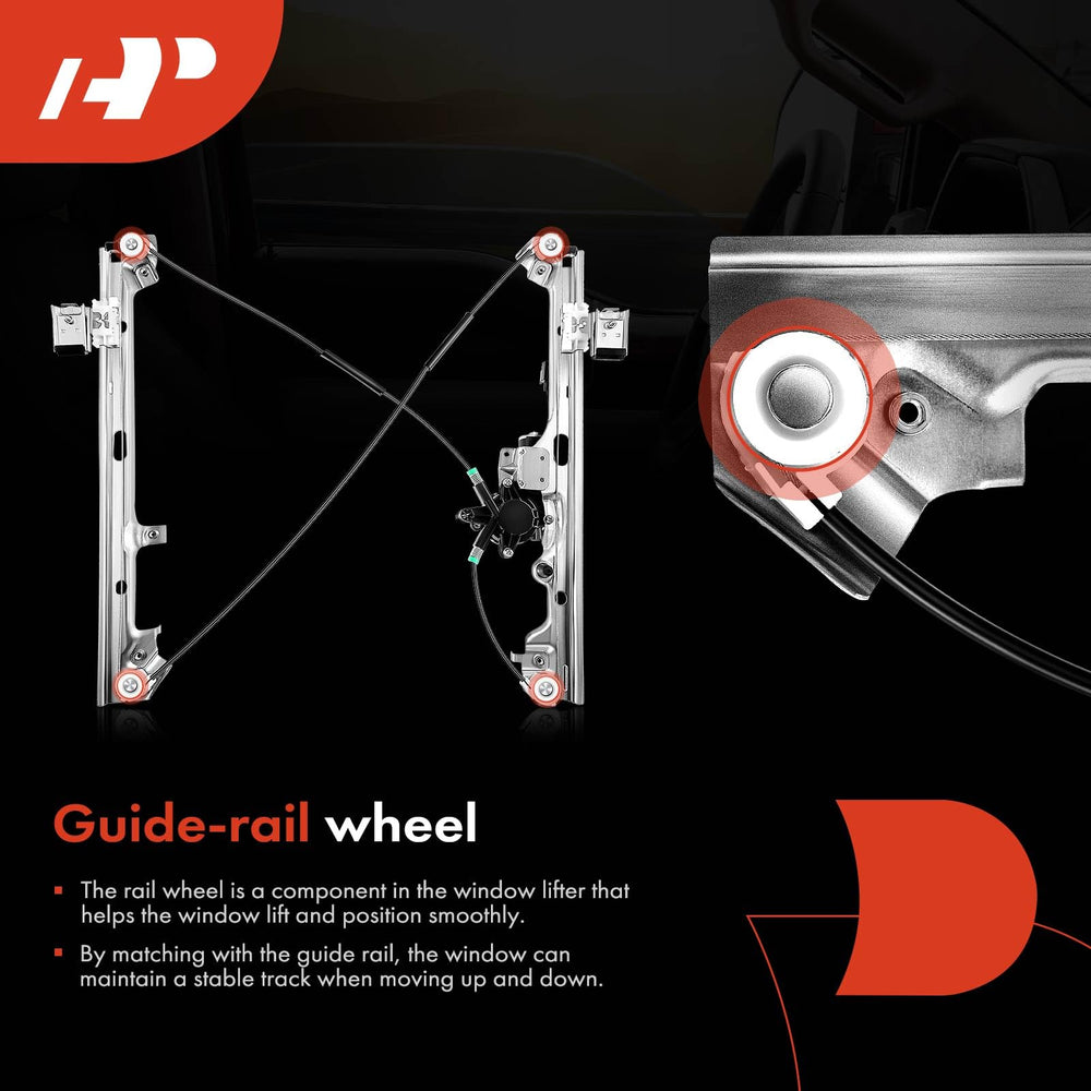 A-Premium front-left window regulator motor installation-ready visual