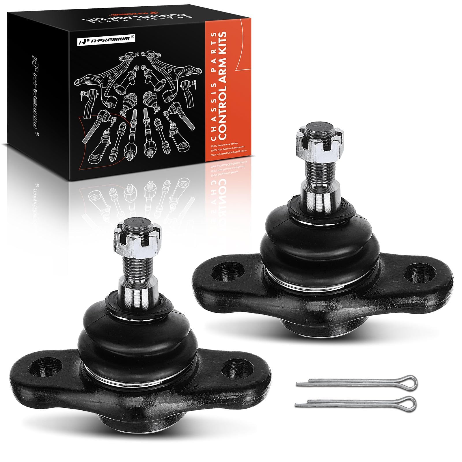 A-Premium front lower ball joint left for precise fit and steering feel.