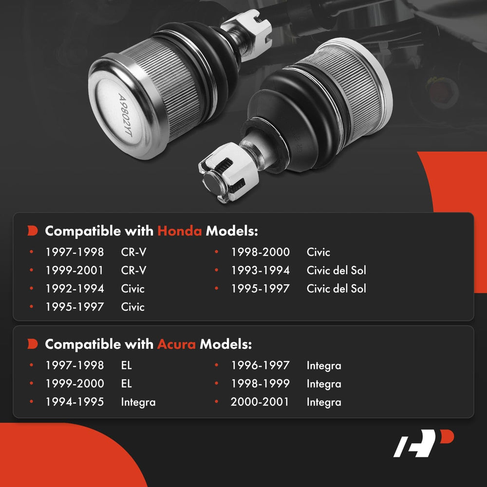 A-Premium front lower ball joint right side for Civic with smooth ride