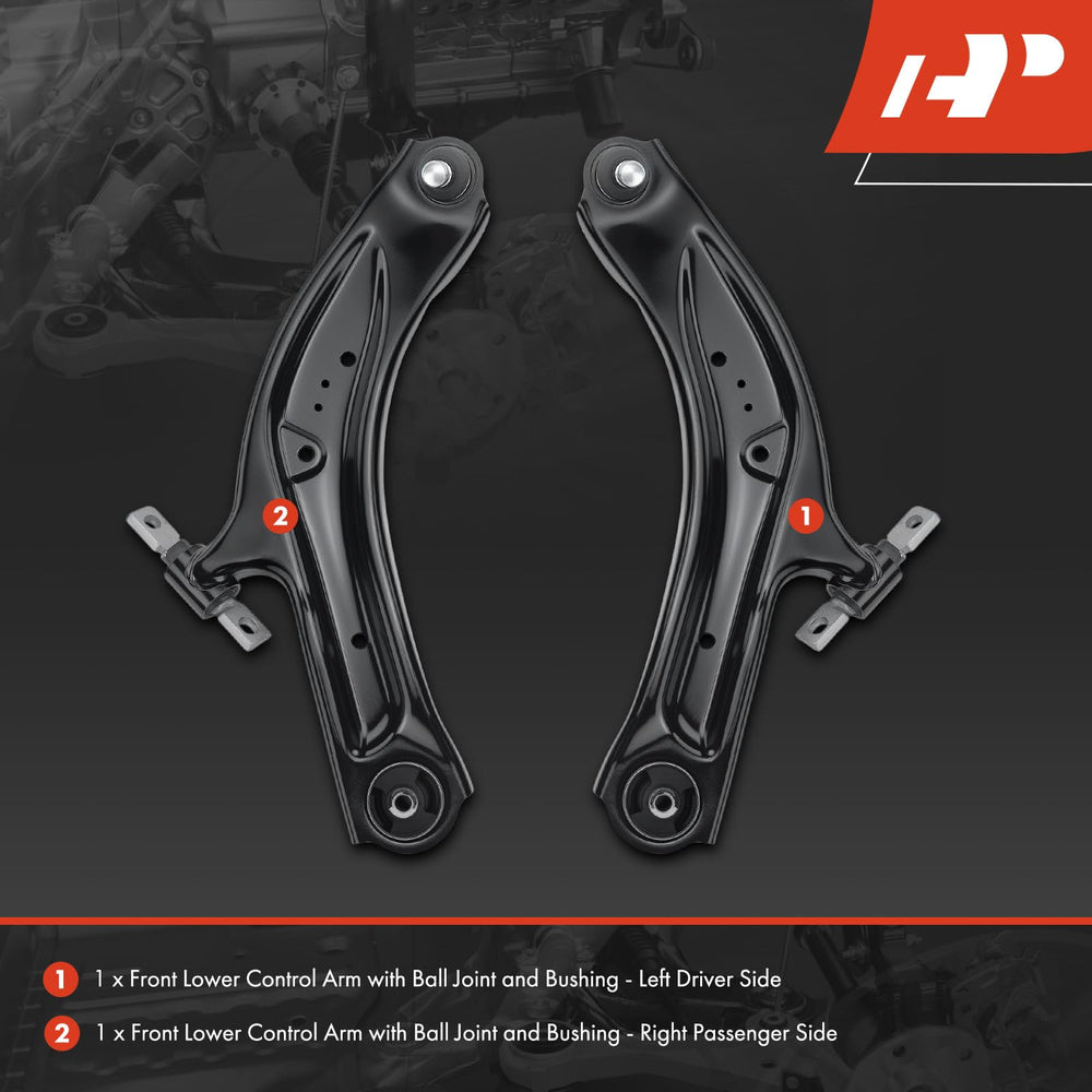 A-Premium lower arm bushing reduces road vibration for a smoother ride.