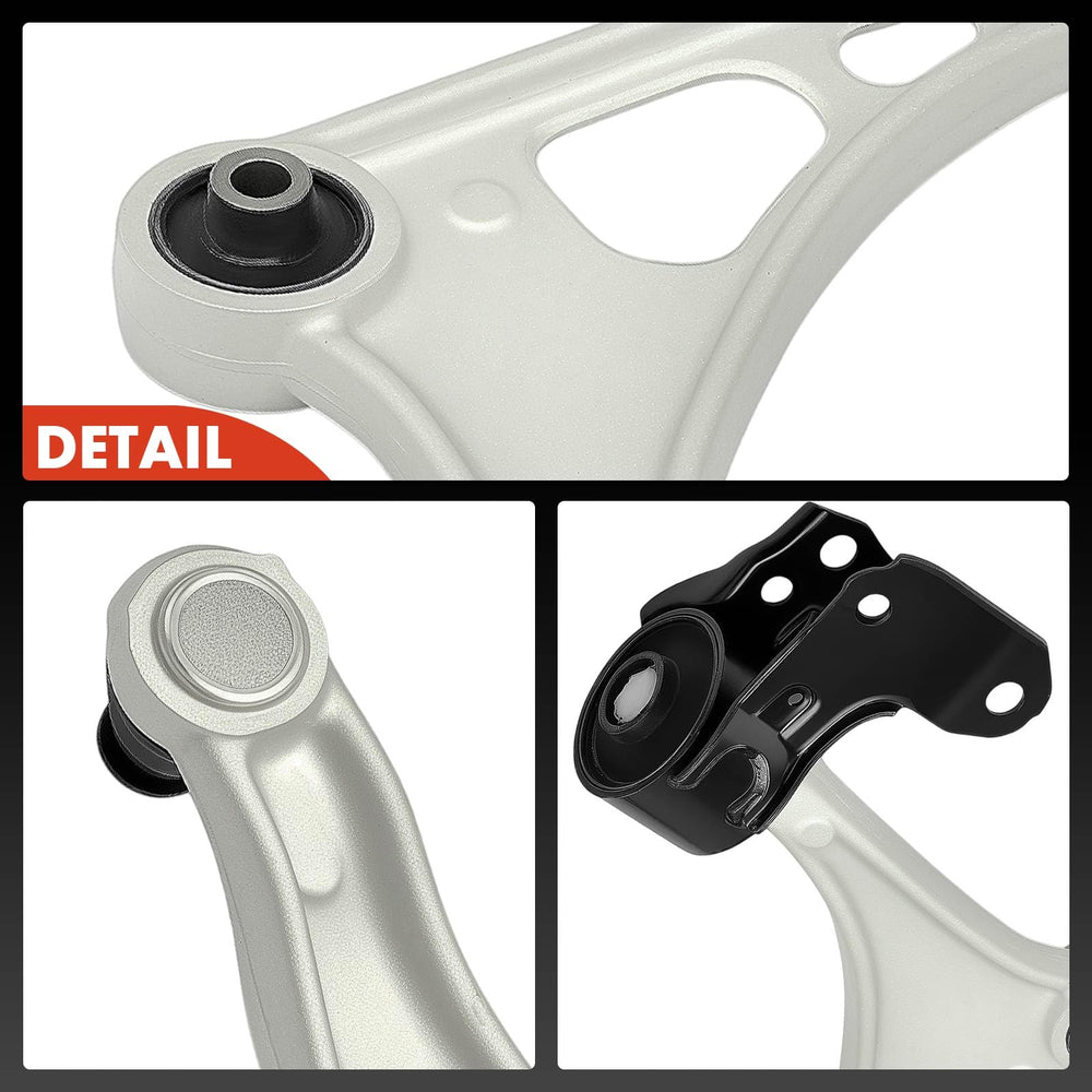 A-Premium front lower control arm with included ball joint and bushing.