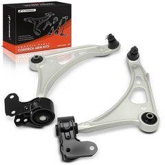 A-Premium front left lower control arm with ball joint for precise steering.