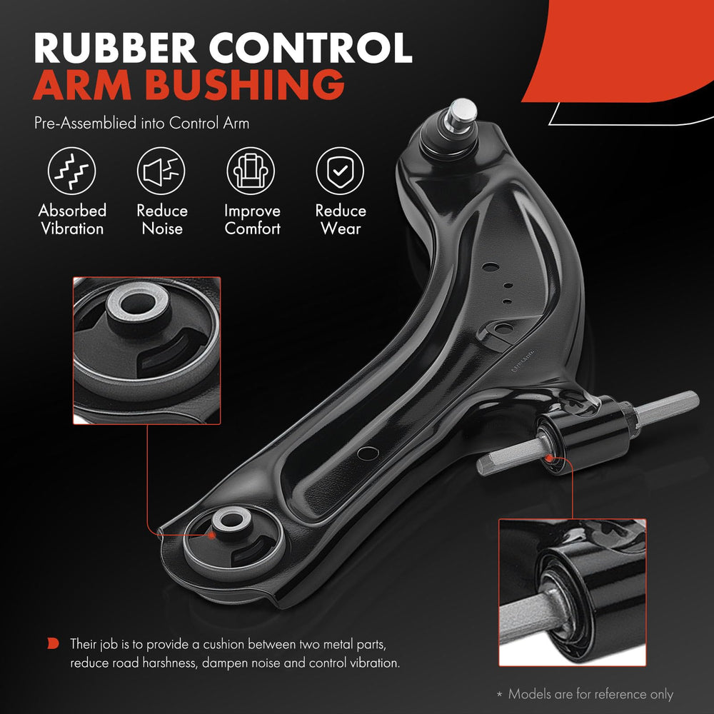 A-Premium front lower arm is pre-greased for quick installation.
