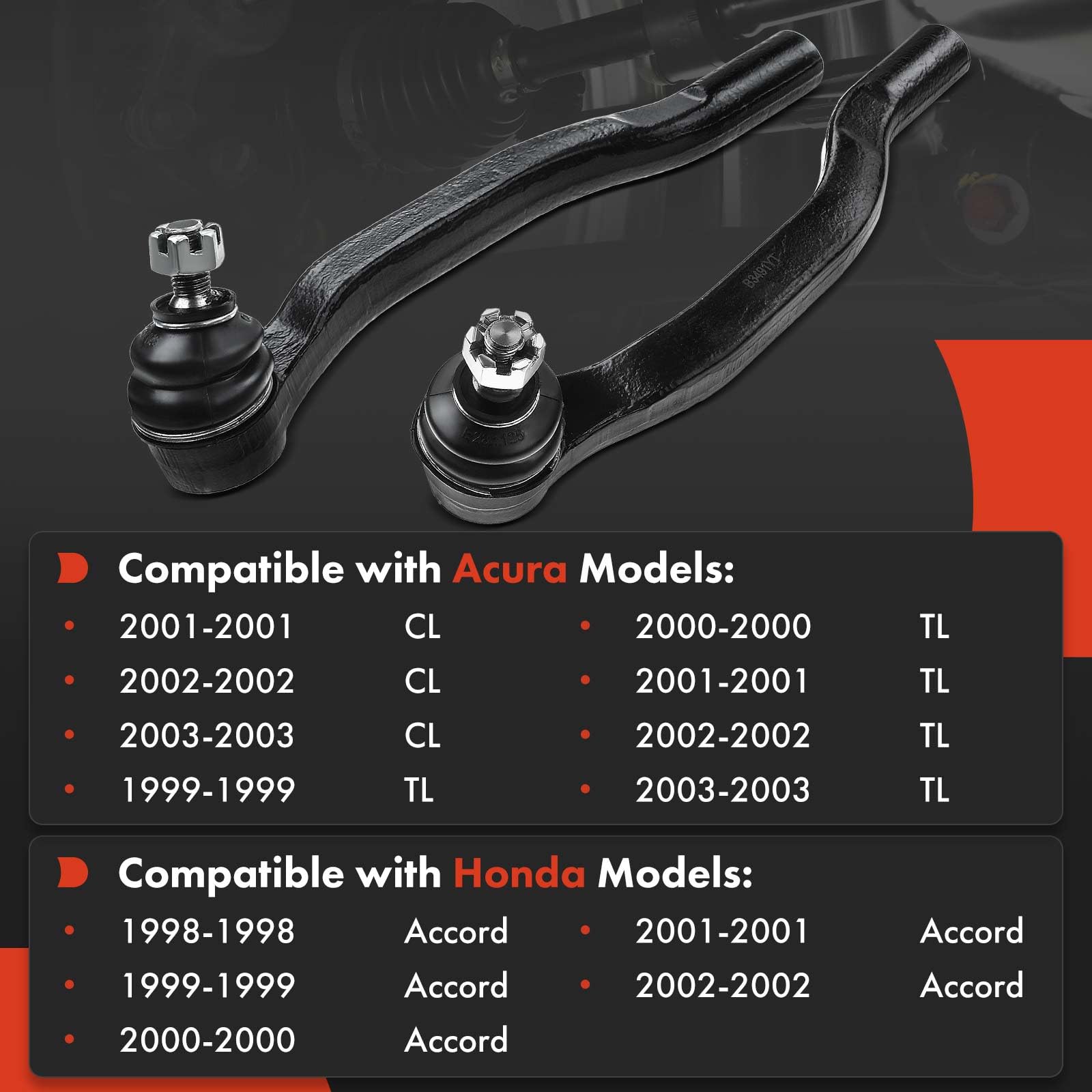A-Premium front outer tie rod end right supports smooth handling and reduced play.