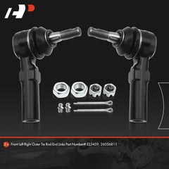 A-Premium front outer tie rod end for Riviera supports responsive turning and reduced play.