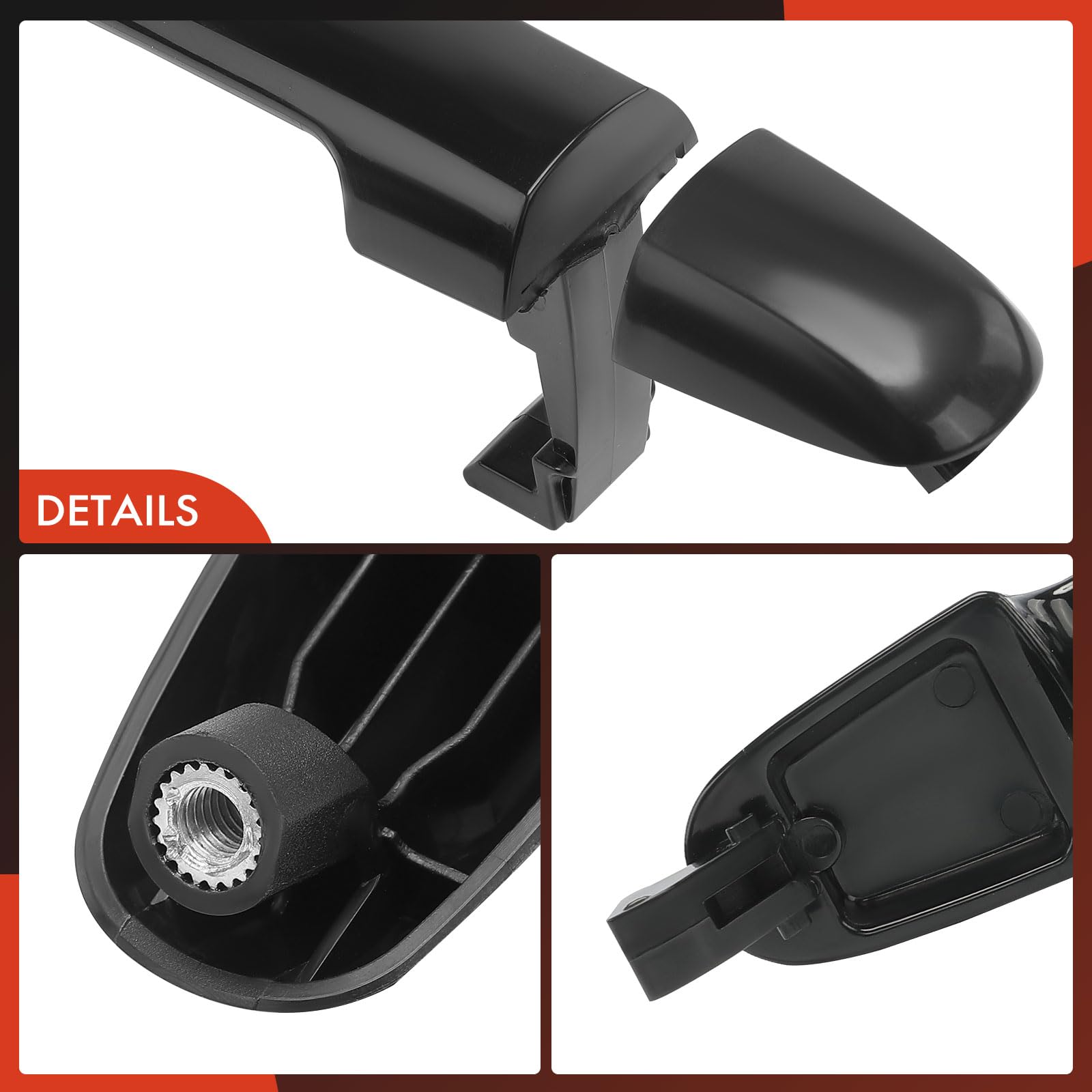 A-Premium handle with installation-ready exterior implementation for Sonata 2006-2010.