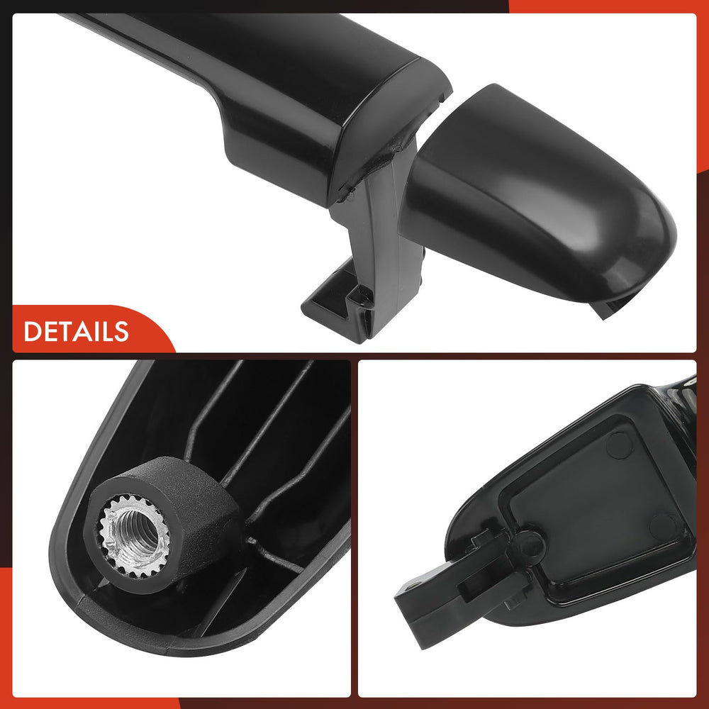 A-Premium handle with installation-ready exterior implementation for Sonata 2006-2010.