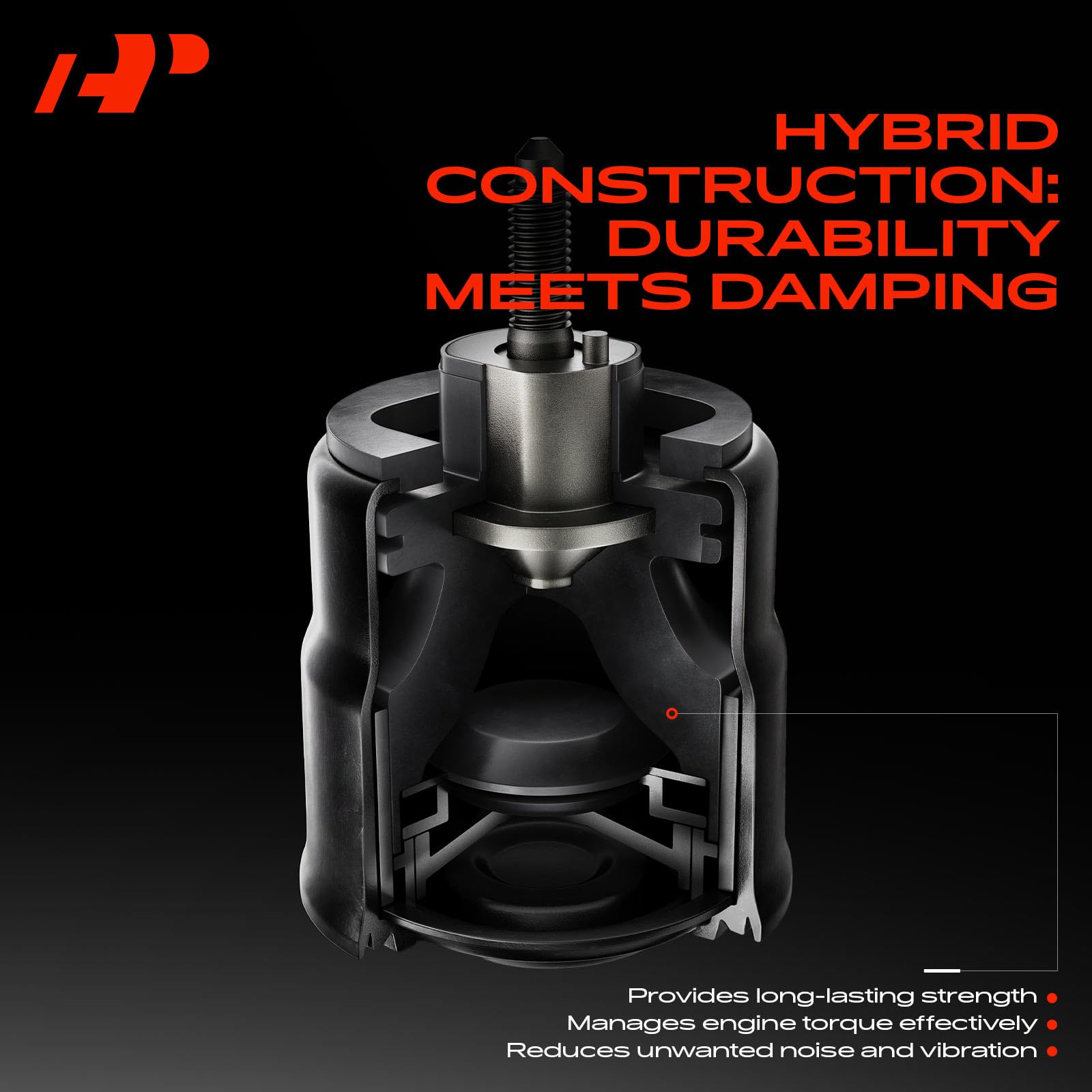 A-Premium front right motor mount improves engine alignment