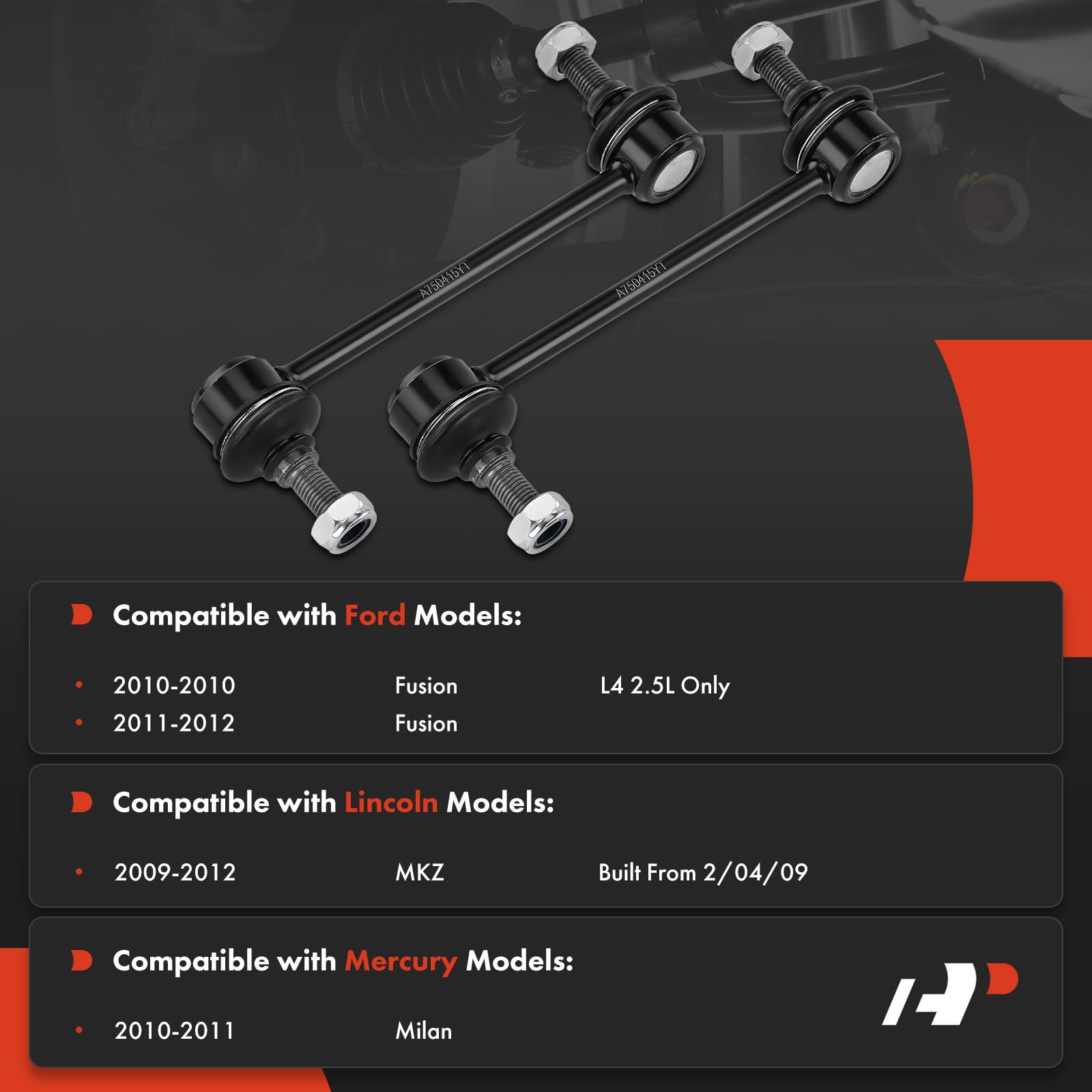 A-Premium front-right sway bar link for Ford Fusion enhances stability