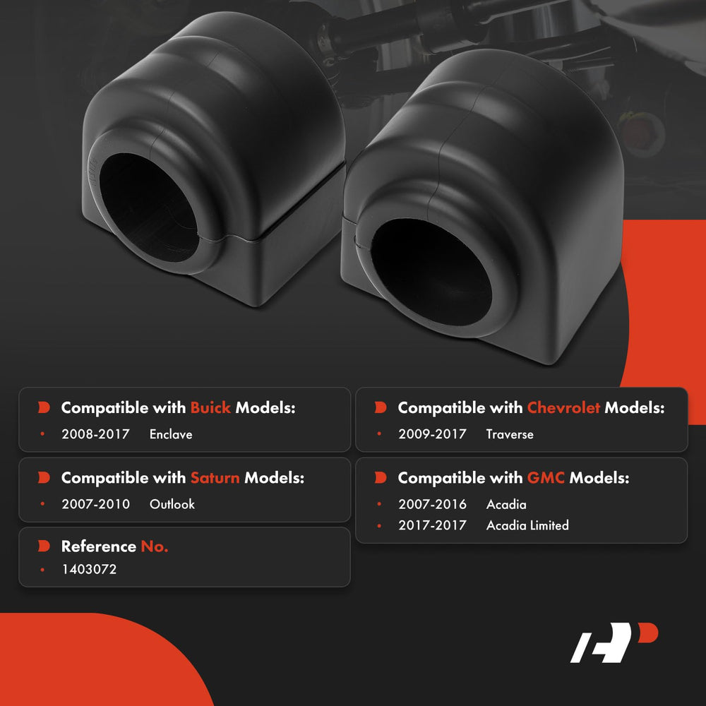 A-Premium front stabilizer bar bushing kit installed on the passenger side.