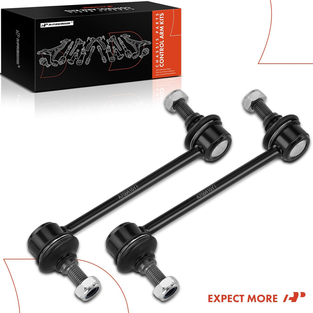 A-Premium front sway bar link installed in car illustration