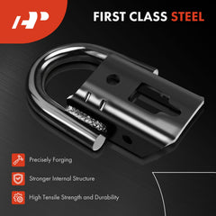 A-Premium front right tow hook with hardware for Ford F-150, ready for fast setup