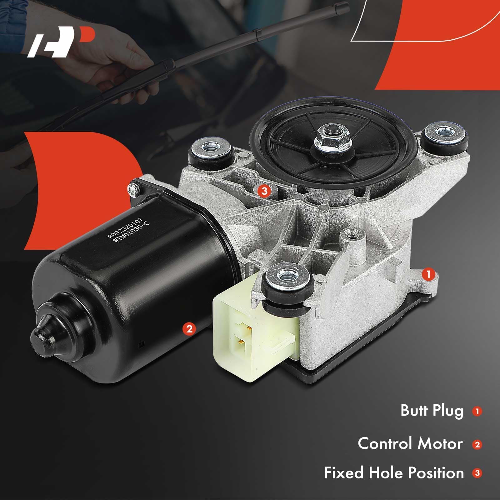 A-Premium front wiper motor for GMC Sonoma ensures reliable wiping