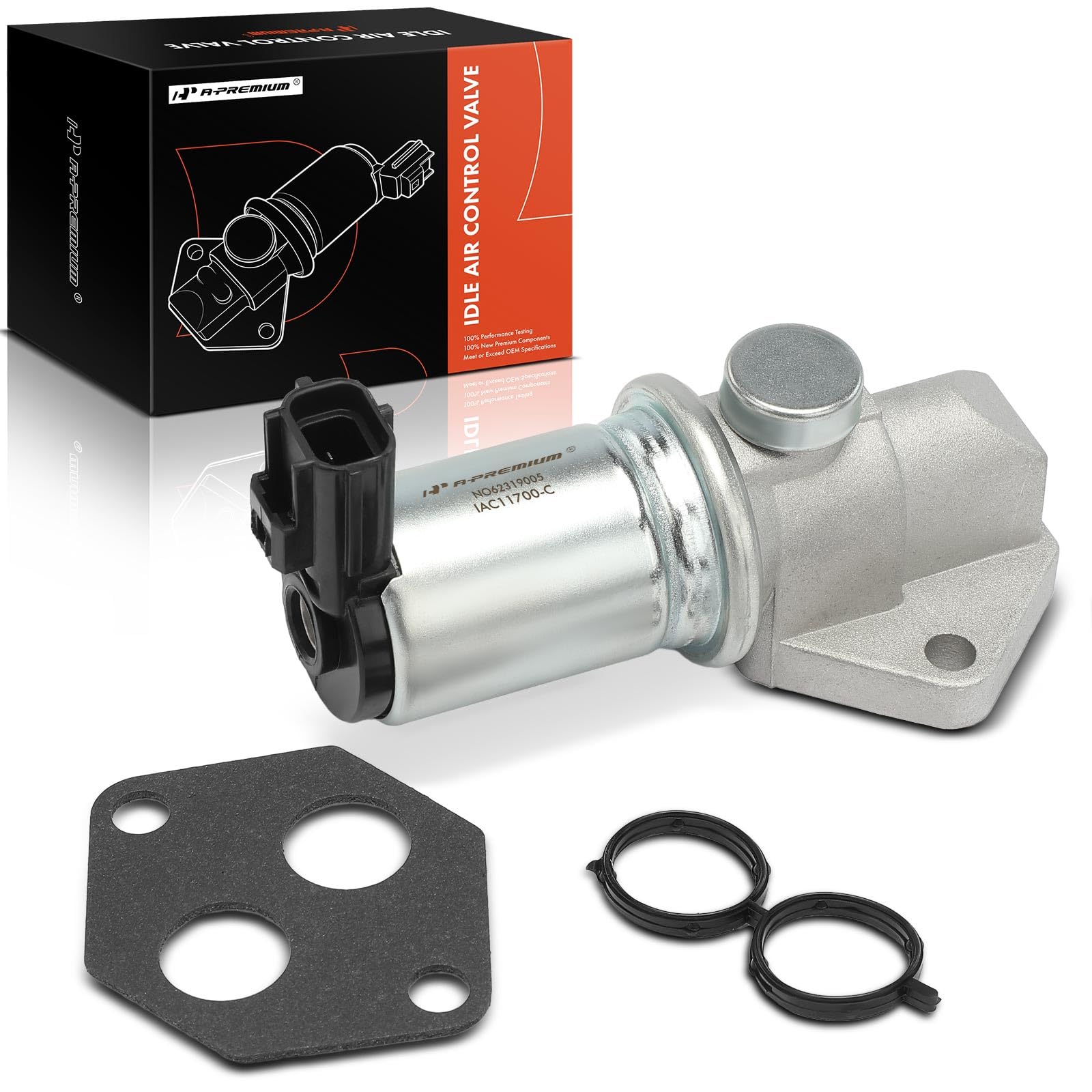 A-Premium idle air control valve front view with direct-fit compatibility