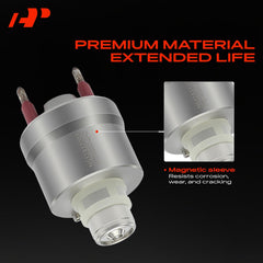 A-Premium injectors with rugged metal and plastic construction.