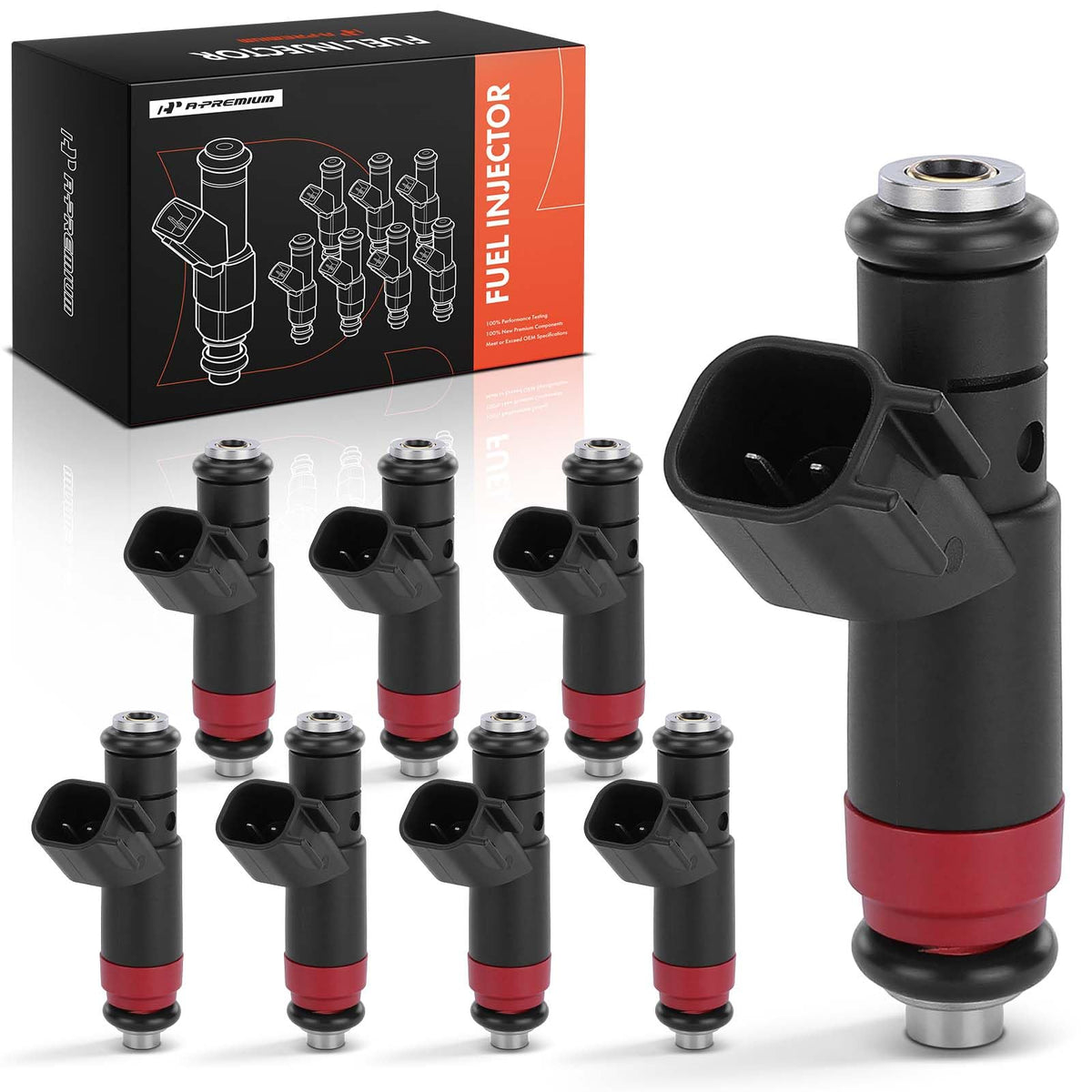 A-Premium eight fuel injectors set for Dodge Ram 1500 with improved reliability and efficiency