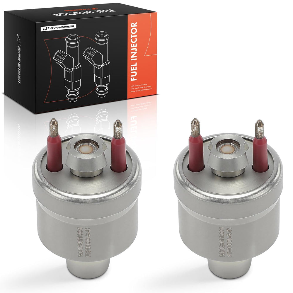 A-Premium twin-pack fuel injectors—unboxed and ready for installation.