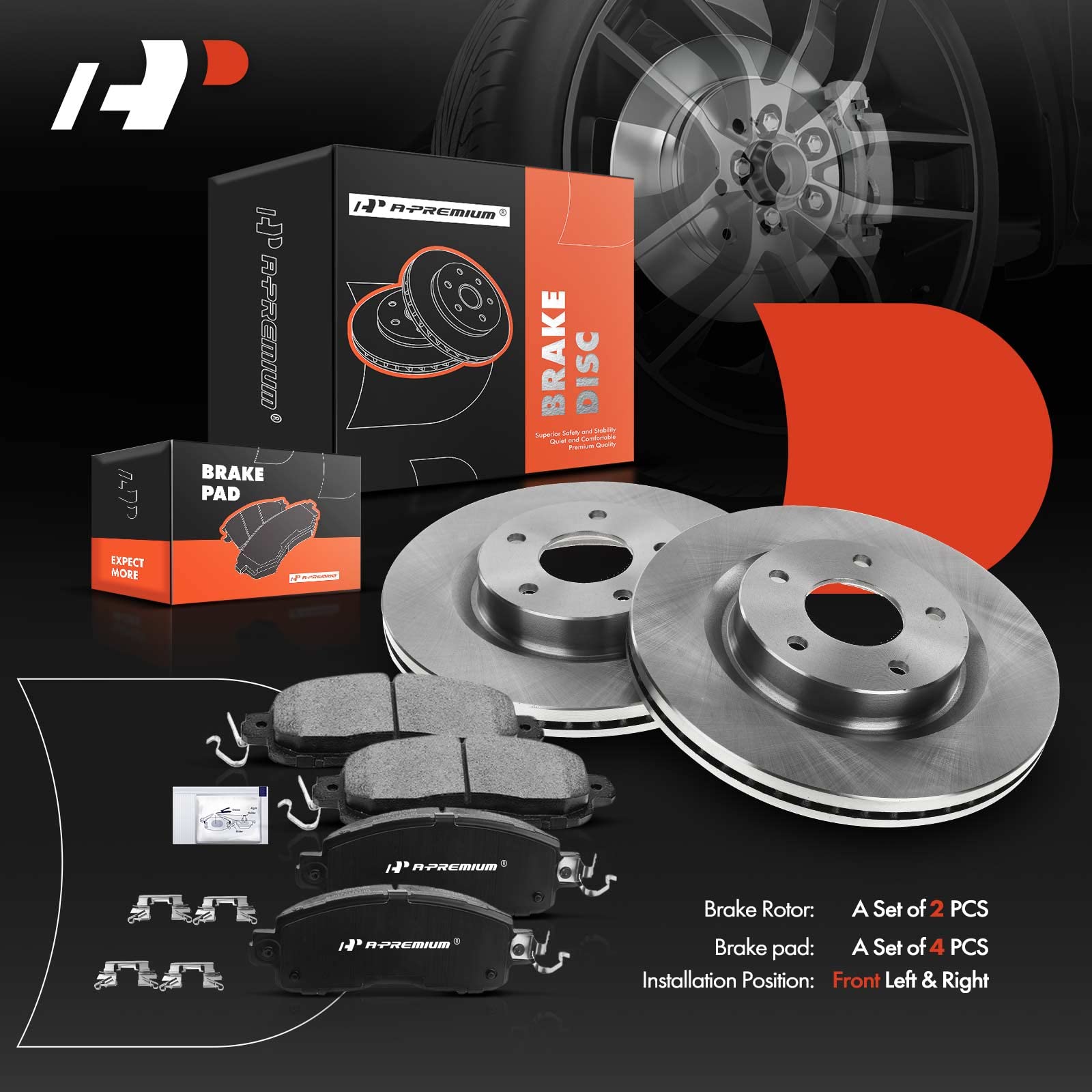 A-Premium G3000 metallurgy rotor emphasizes heat resistance