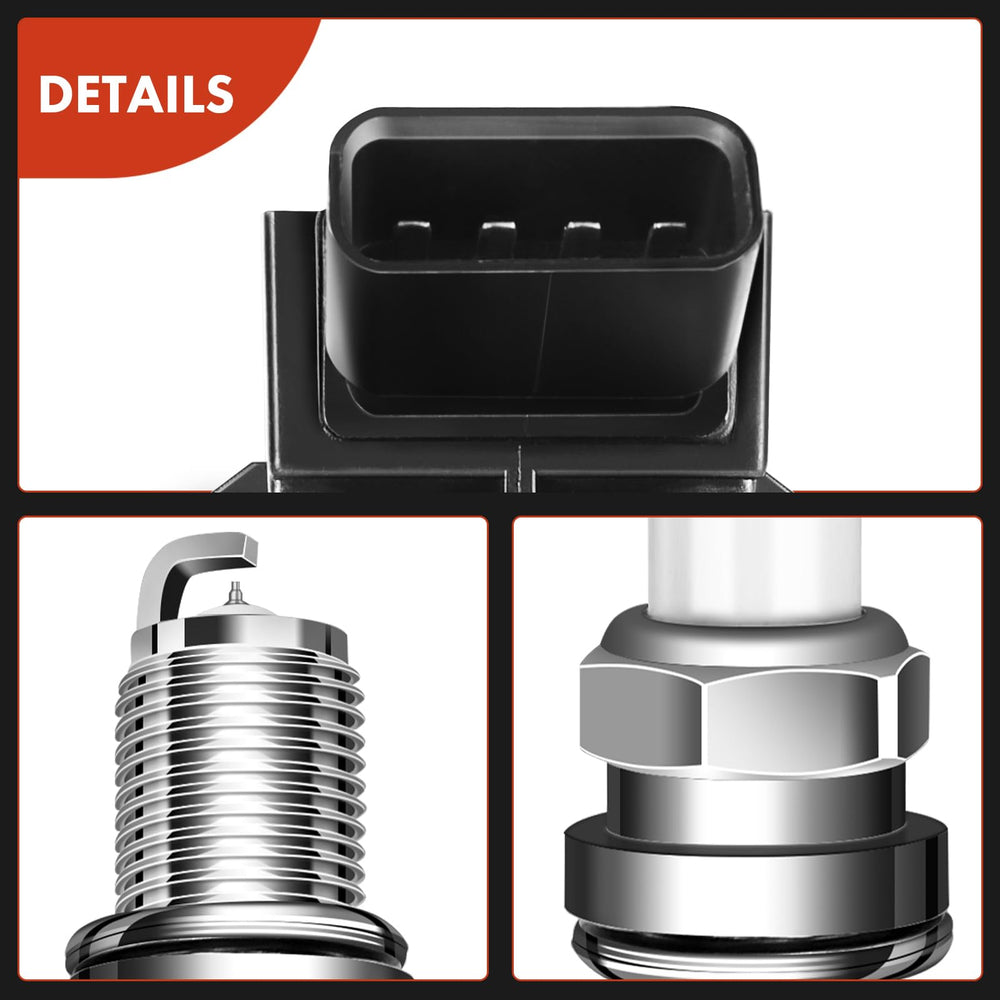 7.7mm gap size guides precise spark spacing for consistent performance.
