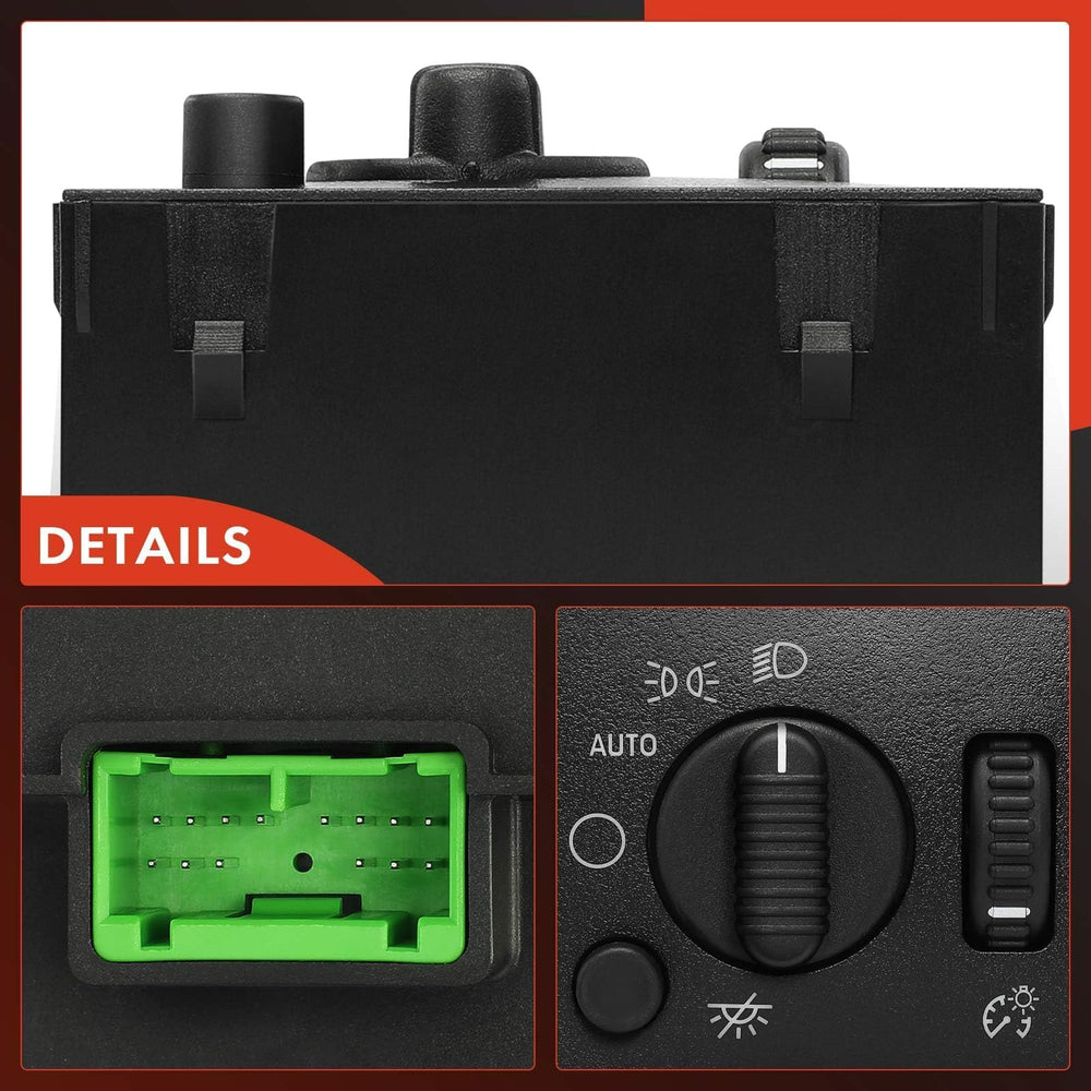 A-Premium headlight switch rugged materials endure daily driving conditions.