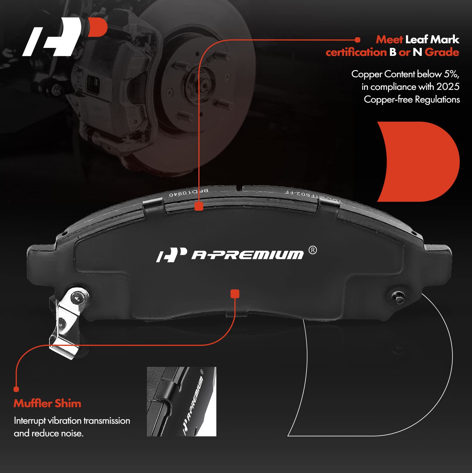 A-Premium high-temperature brake lubricant for smooth pad movement