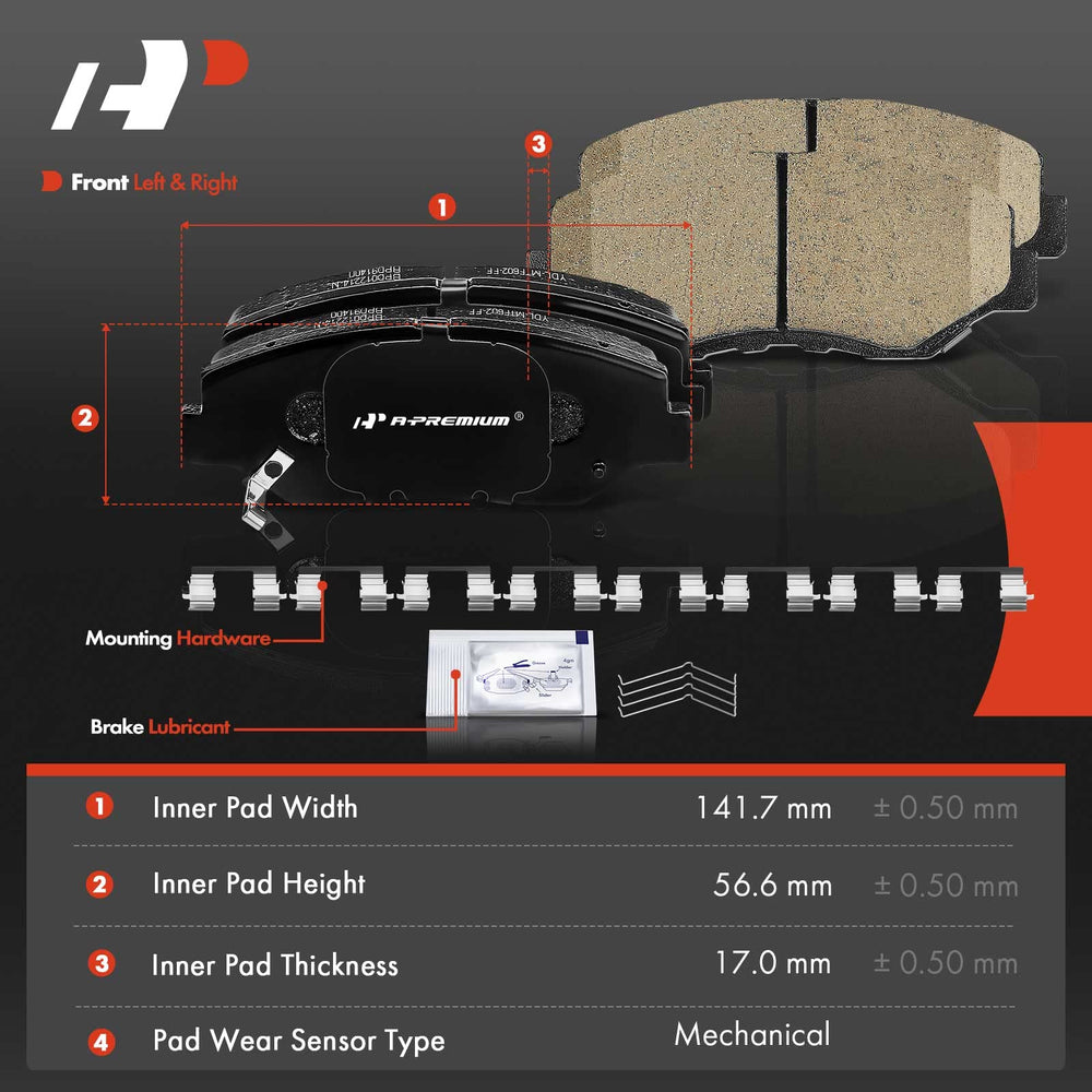 A-Premium high-temperature grease included with brake pad kit