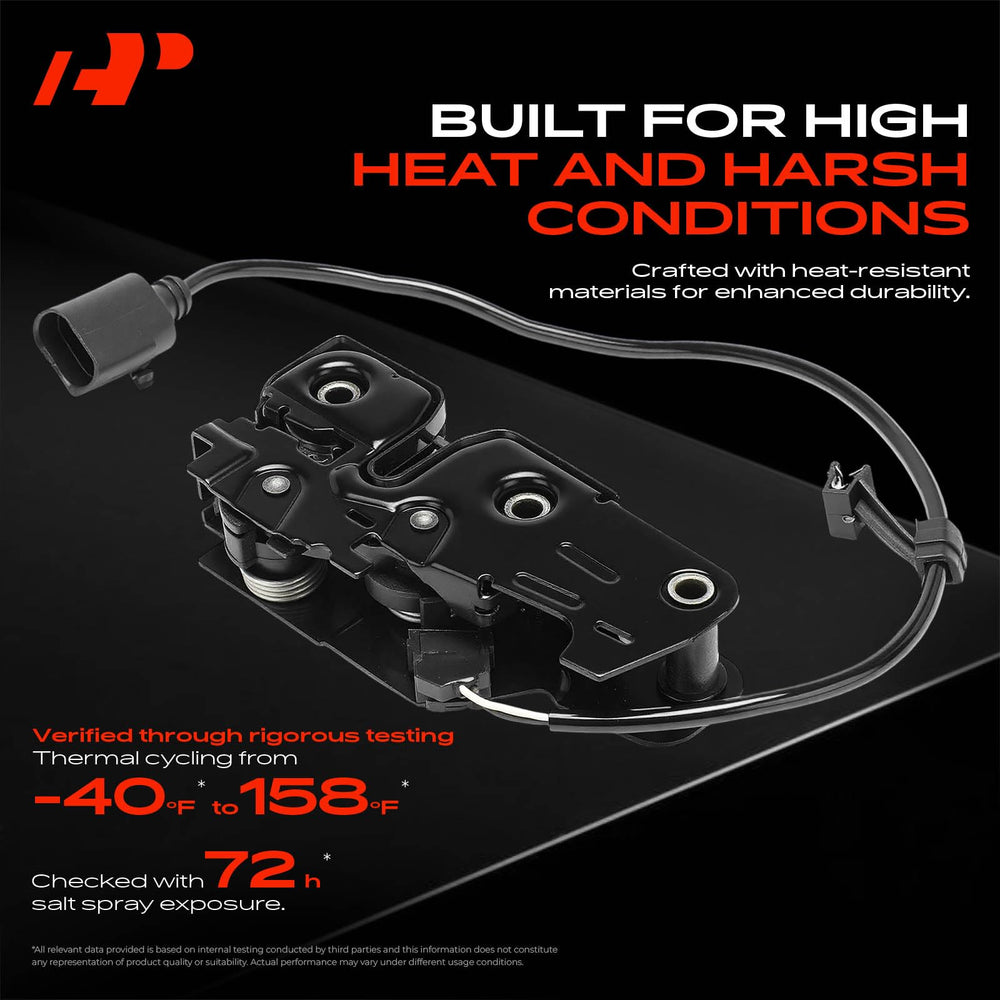 A-Premium hood latch lock 2-pin connector close-up emphasizes easy electrical connection