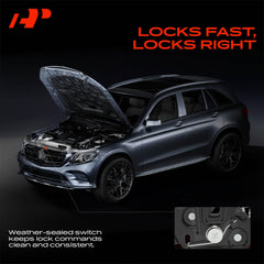 A-Premium hood latch lock on Ford Escape 2013-2019 in front-hood position.