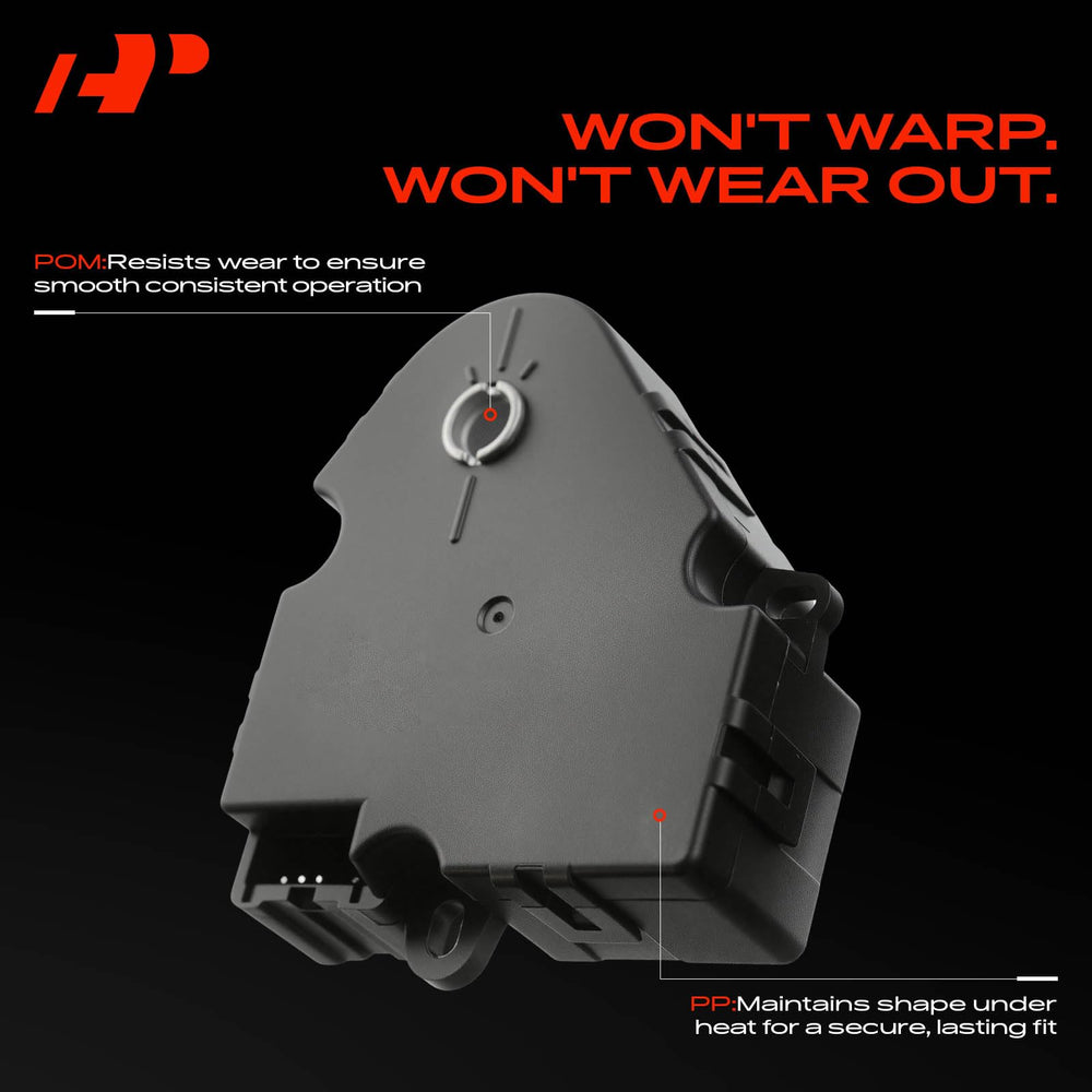 Installation example showing actuator replacing a faulty door in a GM SUV
