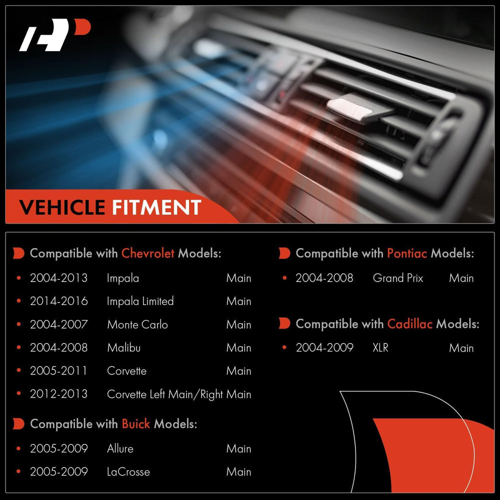 A-Premium blend door heater for Malibu keeps cabin comfort consistent.