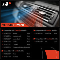 A-Premium blend door heater for Malibu keeps cabin comfort consistent.