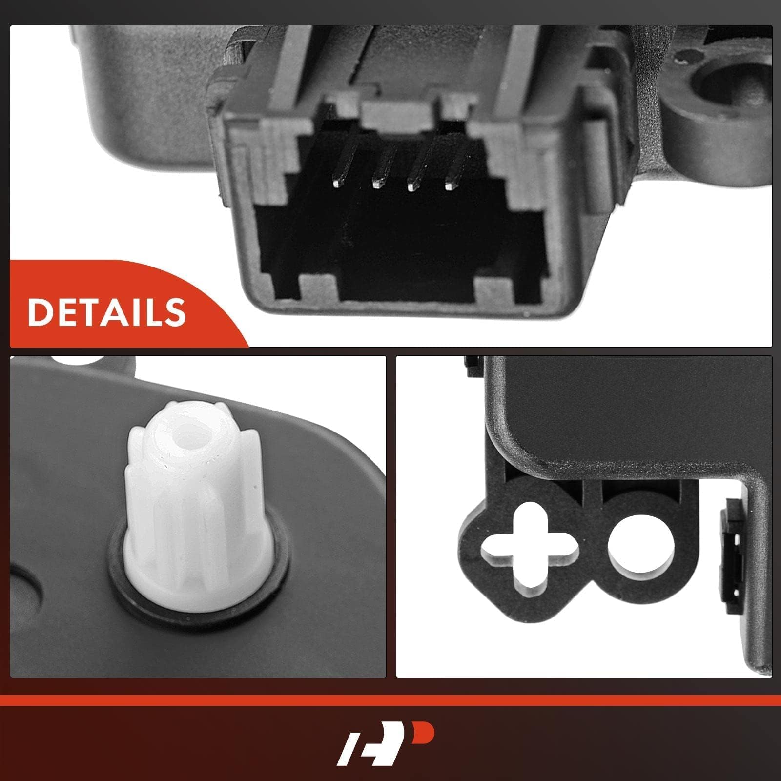 Actuator with rugged casing designed to withstand engine bay conditions.
