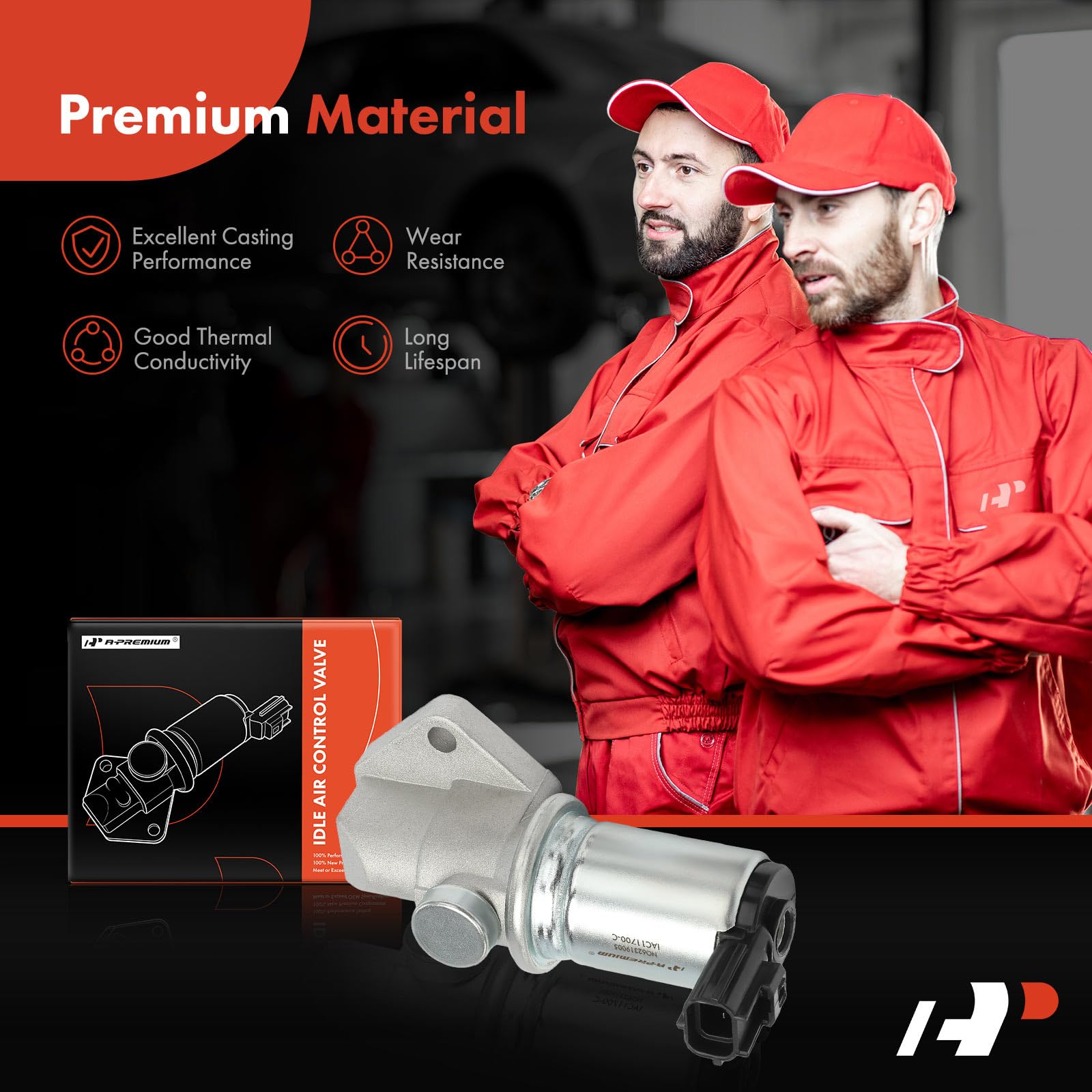 A-Premium idle air valve application map shows broad cross-compatibility
