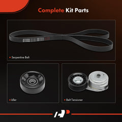 A-Premium idler pulley highlighting reduced friction for longer belt life.