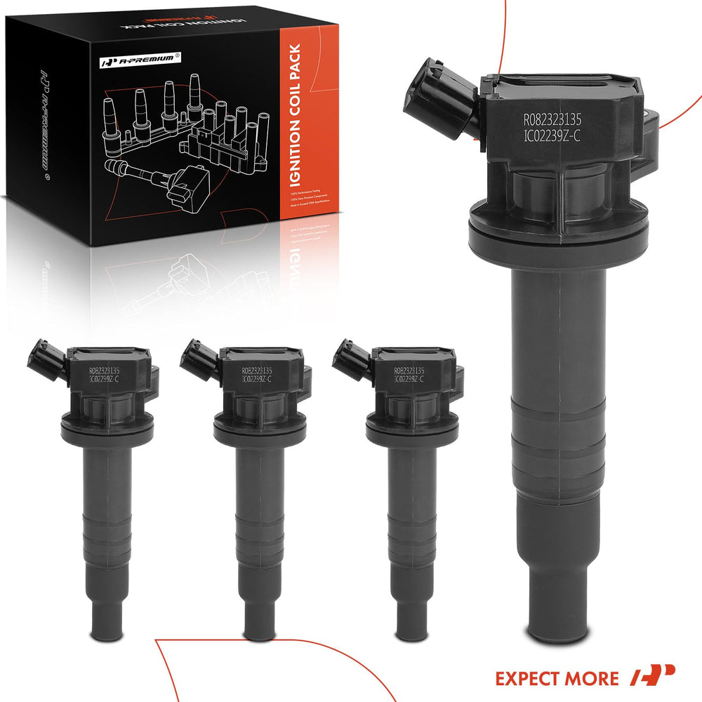 Coil pack packaged in a compact box ideal for safe shipping