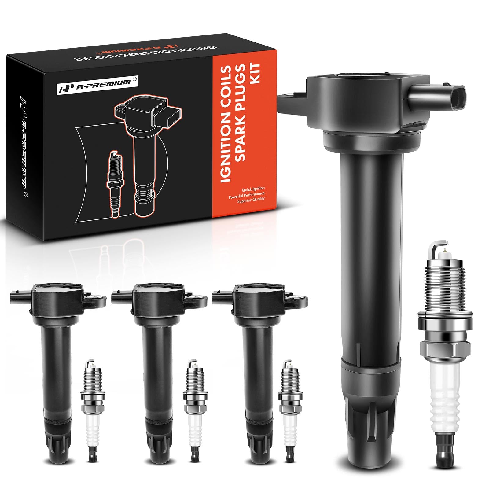 A-Premium ignition coil pack assembly ready for installation, promoting reliable ignition