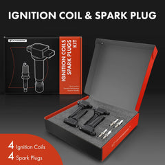 A-Premium coil pack box front view labeled for Mazda models.