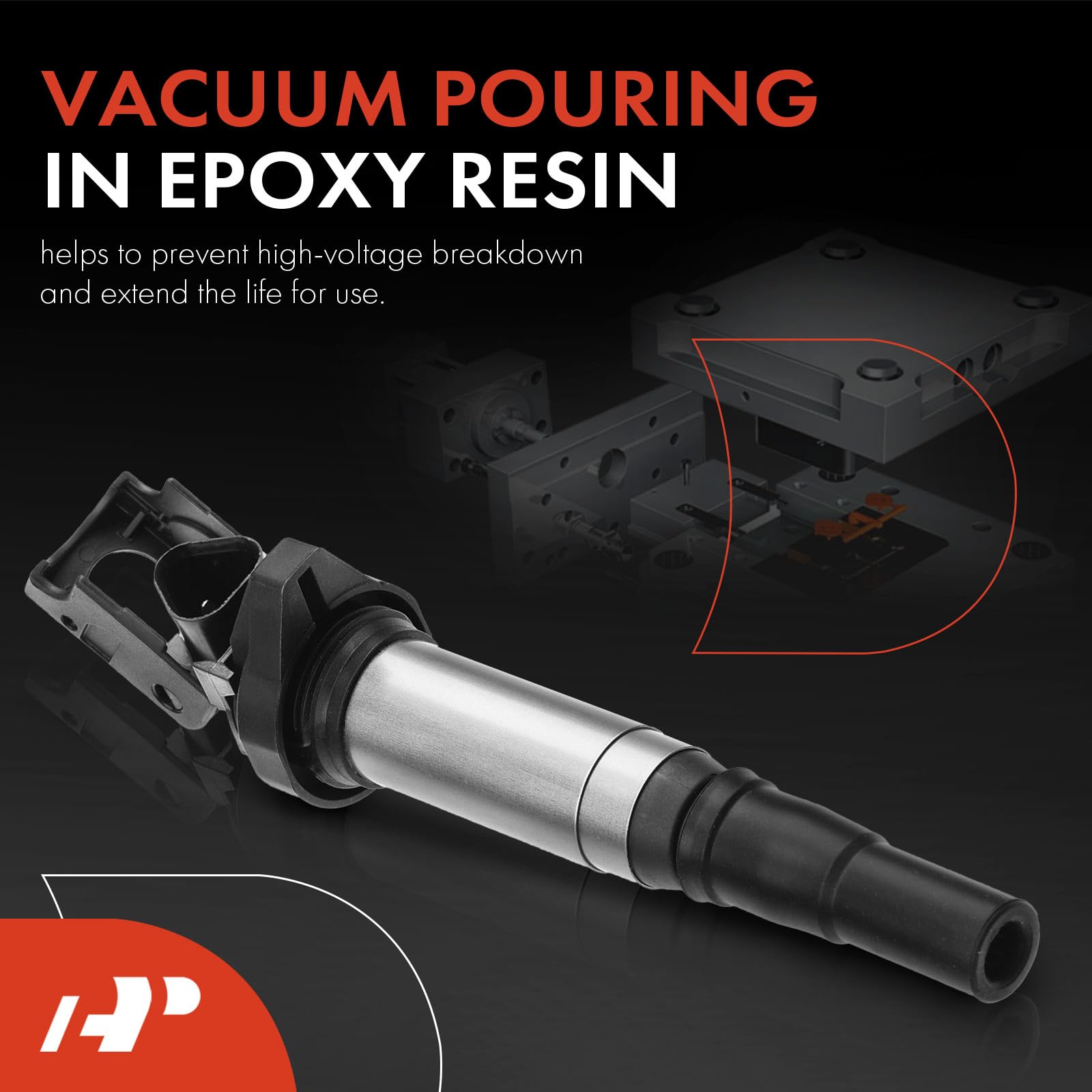 Four coils arranged in the kit for a complete, convenient replacement