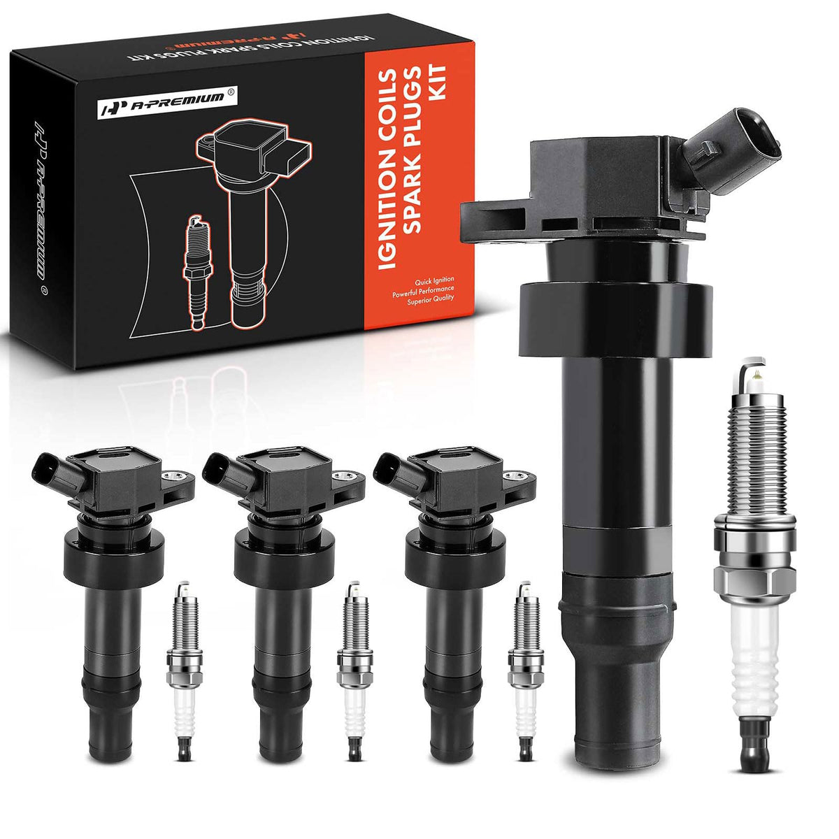 A-Premium ignition coil pack image showing reliable starts on Hyundai Veloster