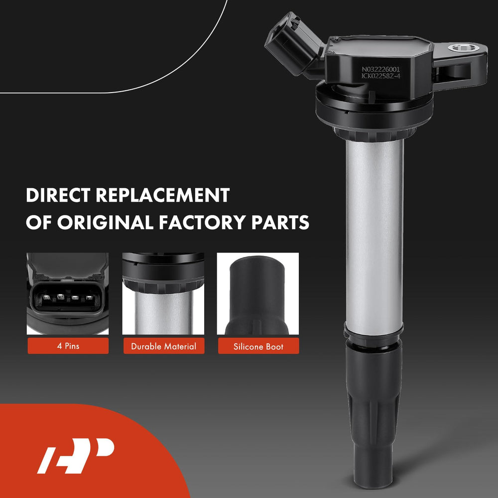 A-Premium ignition coil pack valve cover mount shows secure fit