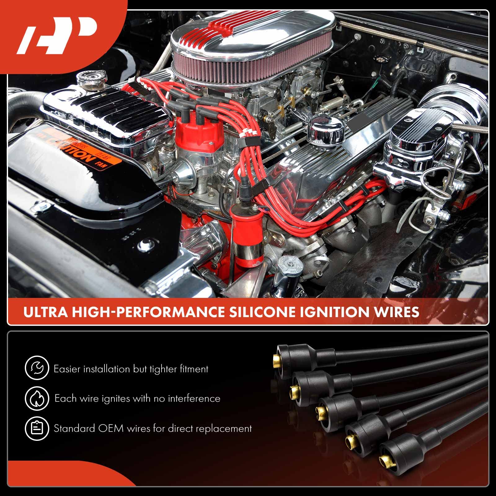 A-Premium ignition wires for Mazda B3000 2001-2002 emphasizing compatibility and durability