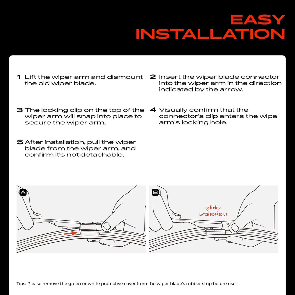 A-Premium towel included to protect the windshield during installation.
