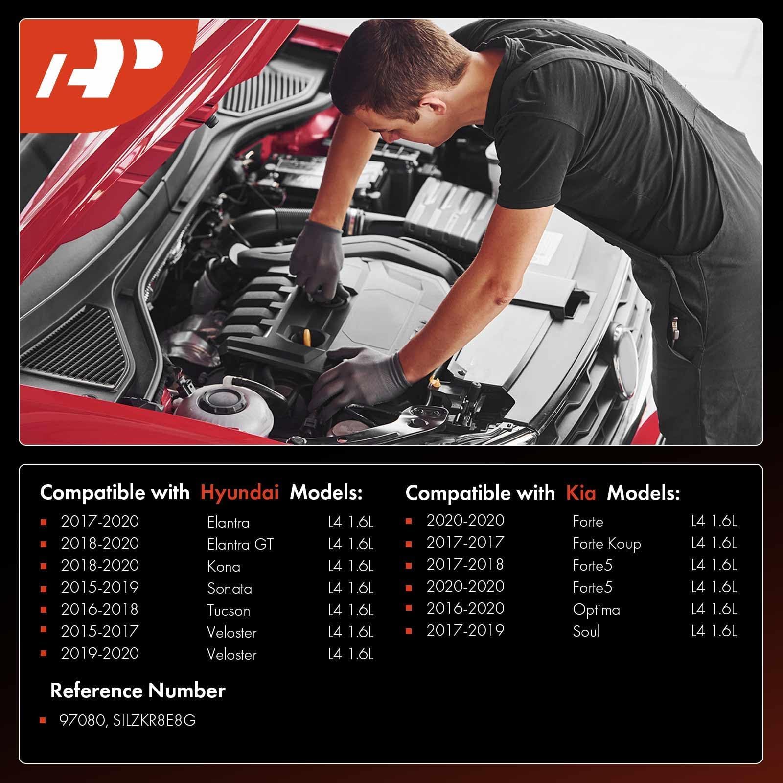 A-Premium spark plug thread detail showing precision for easy installation.