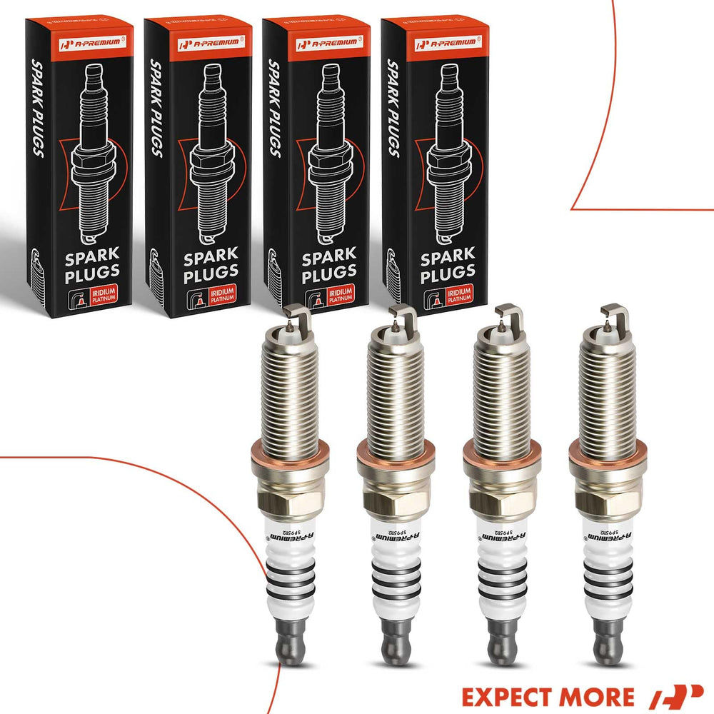 A-Premium spark plugs on Civic engine detail showing durability