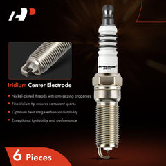 Close-up of iridium tip highlights durability and precise spark delivery