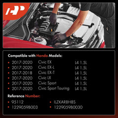 A-Premium spark plugs pack of four in Civic-ready packaging