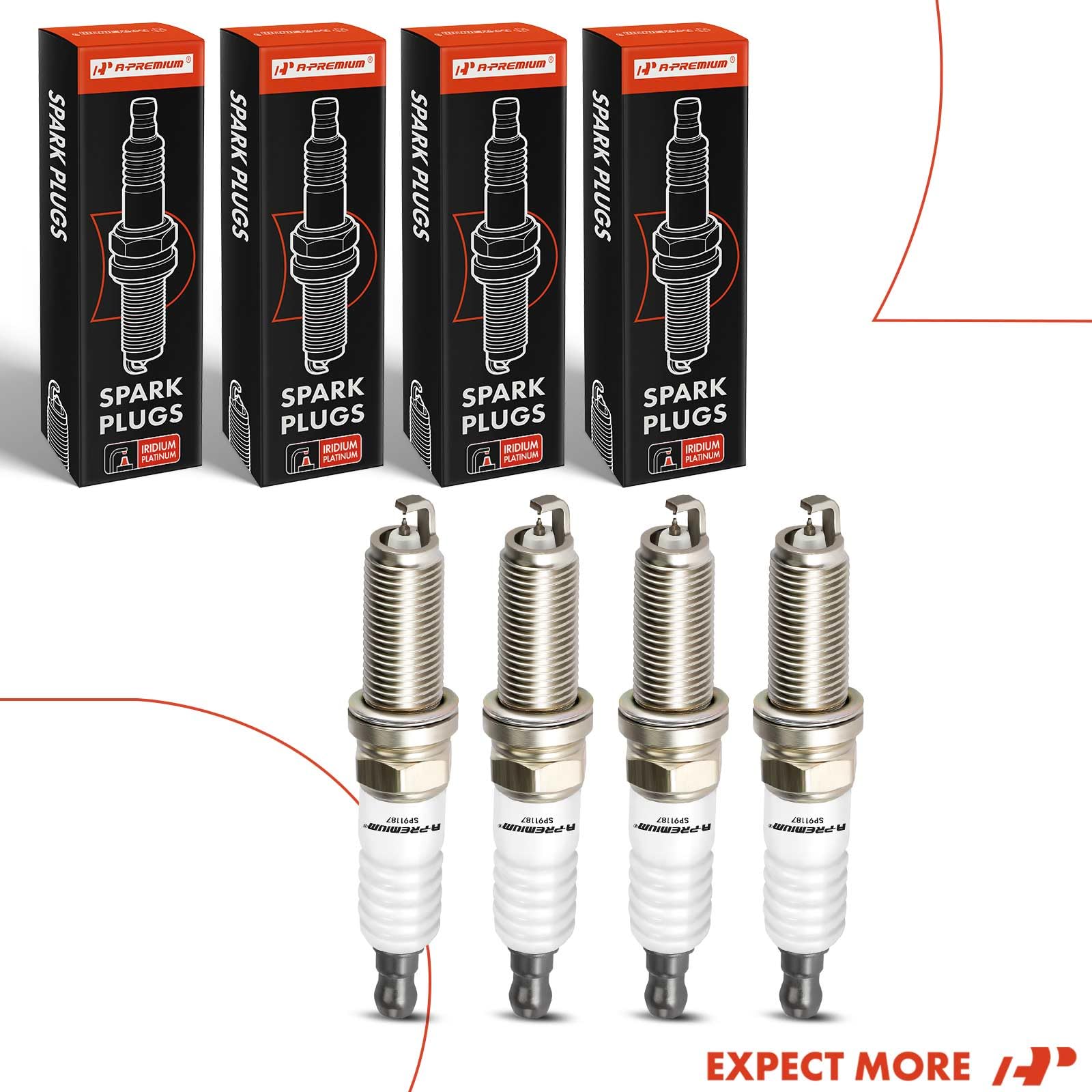 Spark plugs installed in an engine bay for Nissan model compatibility