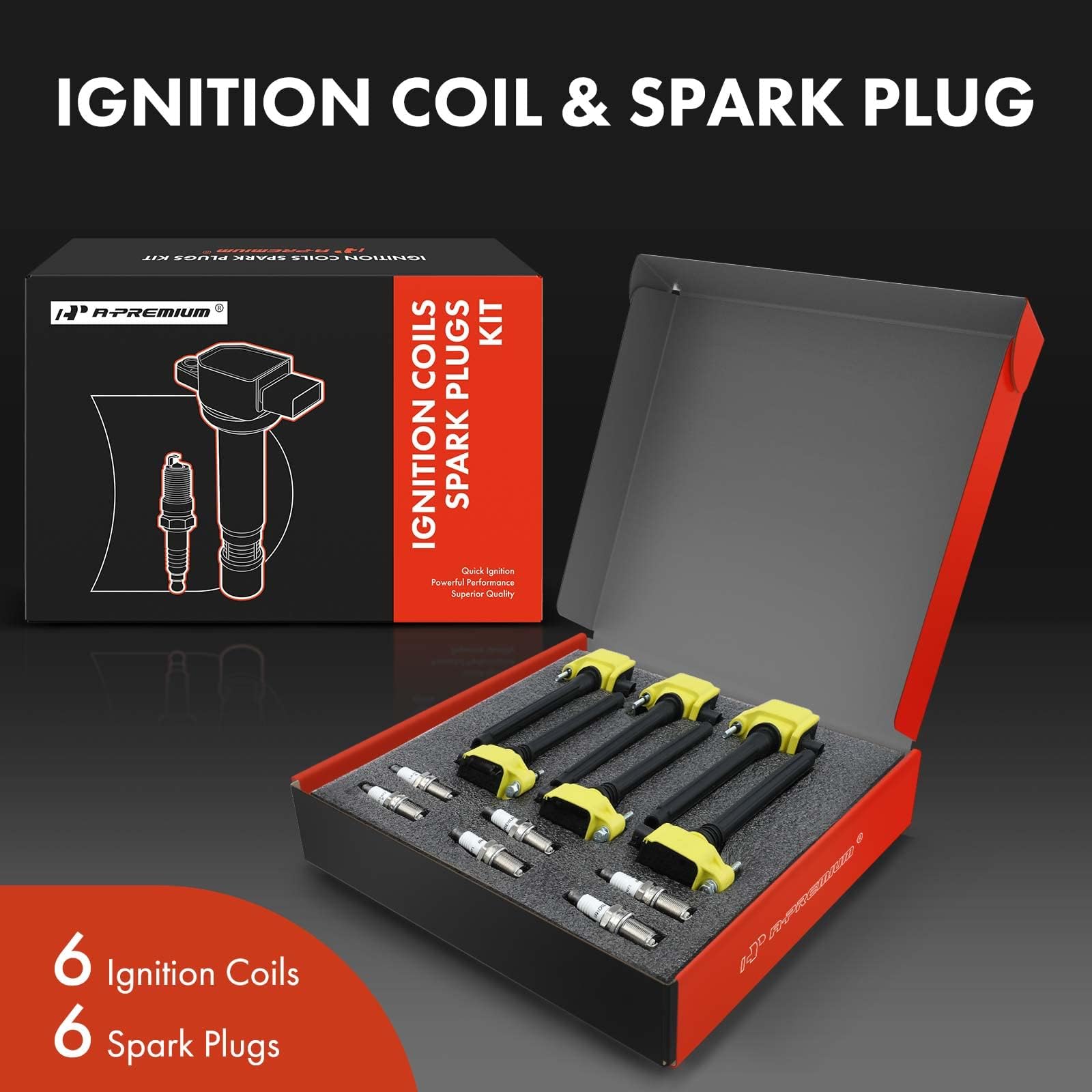 A-Premium iridium spark plugs for durable performance.