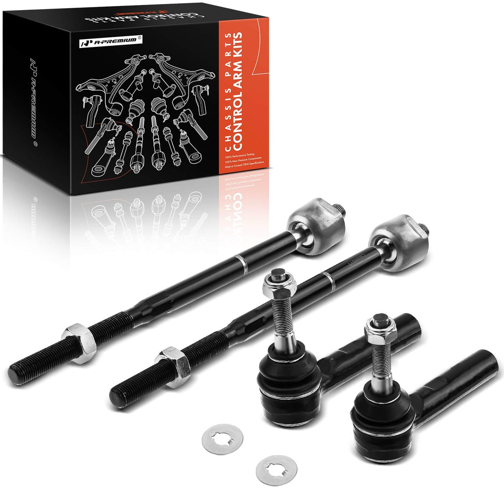 A-Premium Jeep Compass front inner tie rod end close-up for durable steering